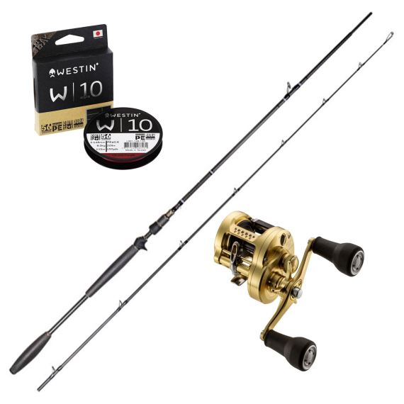 Shimano Calcutta Conquest Westin W10 Pike Combo i gruppen Fiskeset / Spinnfiskeset / Spinnfiskeset Gädda hos Fishline (SSPSET-5)