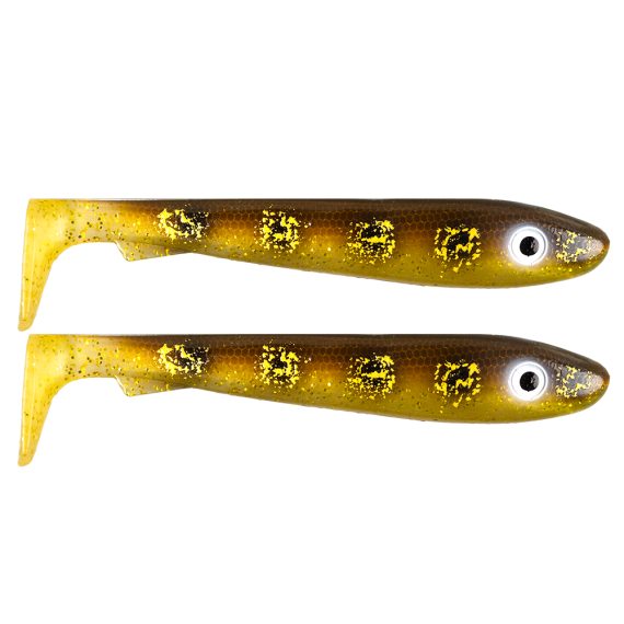 McRubber 21cm (2-pack) - Söder Spotted Bullhead i gruppen Fiskedrag / Drag för gädda hos Fishline (SZ101949)