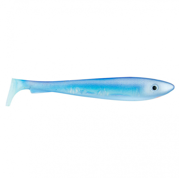 SvartZonker McRubber Flash Shad 23cm (2-pack) - Blue Silver i gruppen Fiskedrag / Jiggar & Gummibeten / Gäddjiggar hos Fishline (SZ111103)