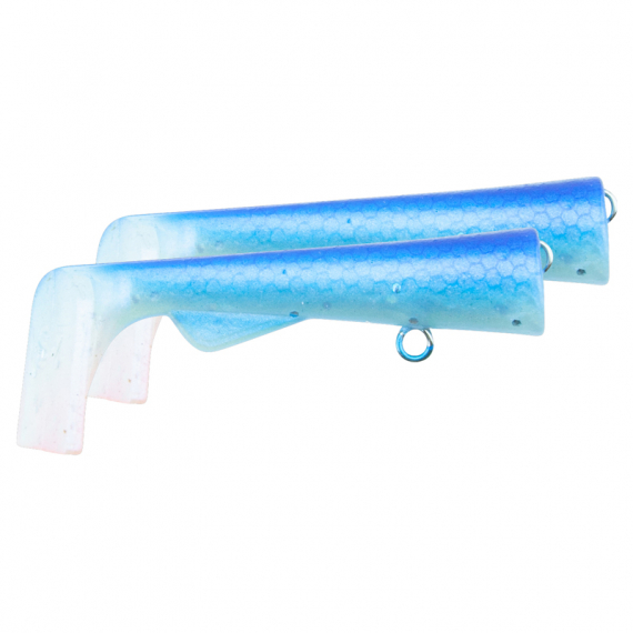 Svartzonker Ugly Louis Junior Paddle Tail (2-pack) - Blue Pearl i gruppen Fiskedrag / Extra Paddlar hos Fishline (SZ115151)