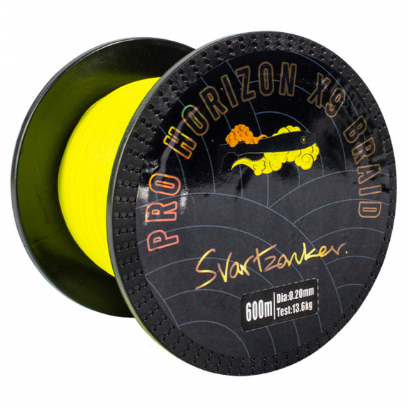 Svartzonker Pro Horizon Braid Yellow 600m i gruppen Fiskelinor / Flätlinor & Superlinor hos Fishline (SZ117050r)