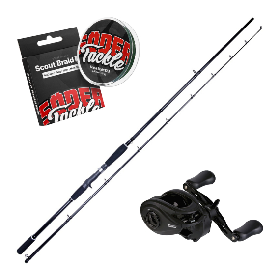 SvartZonker Black Series The Horizon 9\' 1\'\' Casting Combo - 400g i gruppen Fiskeset / Spinnfiskeset / Spinnfiskeset Gädda hos Fishline (SZBLACKCOMBO)