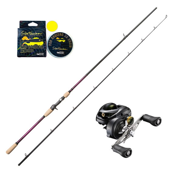 SvartZonker The Force Comfort 8\'6\'\' 30-140g Curado Casting Combo i gruppen Fiskeset / Spinnfiskeset / Spinnfiskeset Gädda hos Fishline (SZTHEFORCECURADOCOMBO)