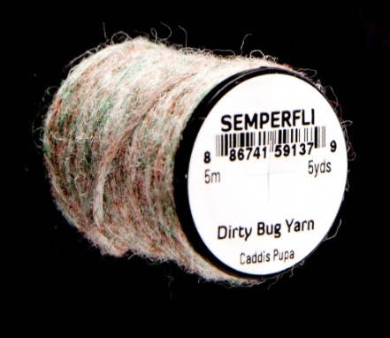 Semperfli Dirty Bug Yarn - Caddis Pupa i gruppen Krok & Småplock / Flugbindning / Flugbindningsmaterial / Garn & Chenille hos Fishline (Sem-0950-1728)