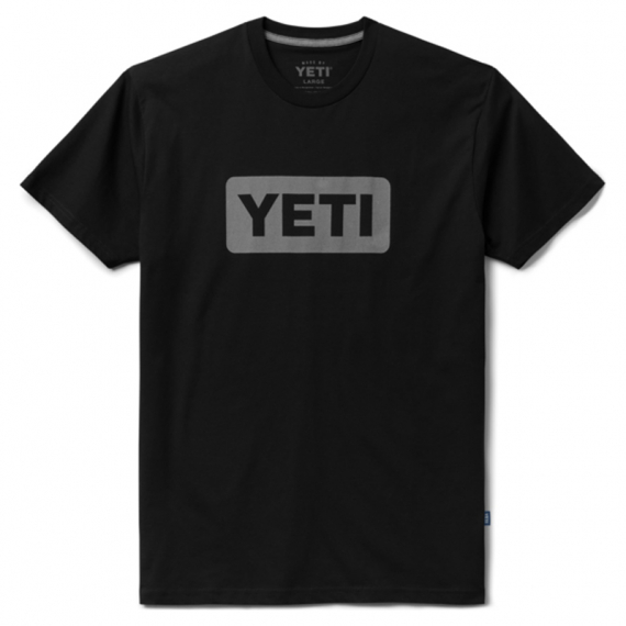 Yeti Logo Badge Premium T-Shirt Black i gruppen Kläder & Skor / Kläder / T-shirts hos Fishline (T009B-Sr)