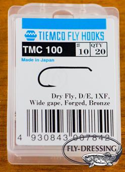 Tiemco 100 Dry Fly #10 i gruppen Krok & Småplock / Krok / Flugbindningskrok hos Fishline (T100-10)
