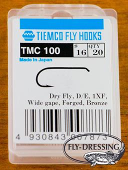 Tiemco 100 Dry Fly #16 i gruppen Krok & Småplock / Krok / Flugbindningskrok hos Fishline (T100-16)