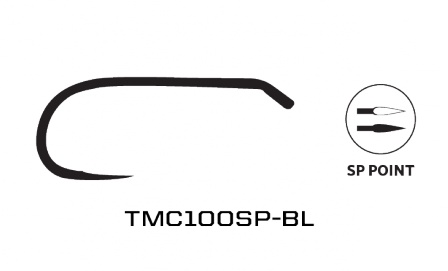 Tiemco 100SP BL Barbless 20-pack i gruppen Krok & Småplock / Krok / Flugbindningskrok hos Fishline (T100SP-12r)