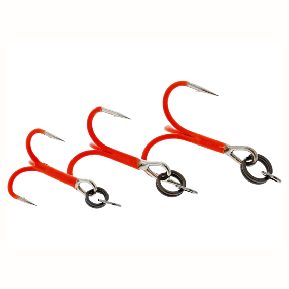 Westin Rigged Seatrout Treble Hooks Uv Orange i gruppen Krok & Småplock / Krok / Trekrok hos Fishline (T111-805-044r)