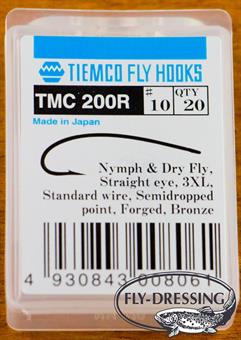Tiemco 200R Nymph & Dry Fly #10 i gruppen Krok & Småplock / Krok / Flugbindningskrok hos Fishline (T200R-10)