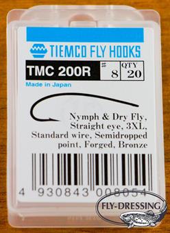 Tiemco 200R Nymph & Dry Fly #8 i gruppen Krok & Småplock / Krok / Flugbindningskrok hos Fishline (T200R-8)