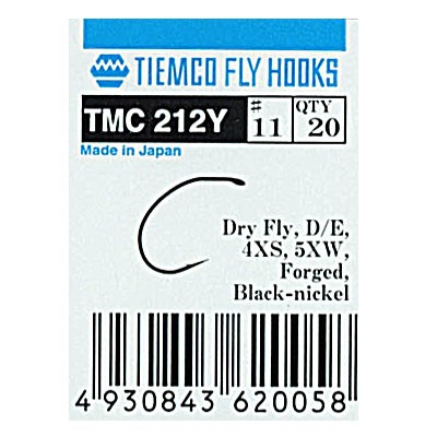 Tiemco 212Y Dry Fly #11 i gruppen Krok & Småplock / Krok / Flugbindningskrok hos Fishline (T212Y-11)