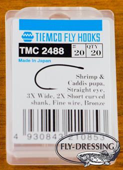 Tiemco 2488 Dry & Nymph #20 i gruppen Krok & Småplock / Krok / Flugbindningskrok hos Fishline (T2488-20)