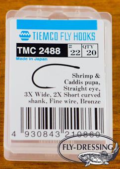 Tiemco 2488 Dry & Nymph #22 i gruppen Krok & Småplock / Krok / Flugbindningskrok hos Fishline (T2488-22)