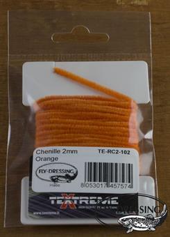 Round Chenille 2mm - Orange i gruppen Krok & Småplock / Flugbindning / Flugbindningsmaterial / Garn & Chenille hos Fishline (TE-RC2-102)