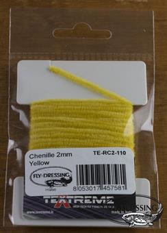 Round Chenille 2mm - Yellow i gruppen Krok & Småplock / Flugbindning / Flugbindningsmaterial / Garn & Chenille hos Fishline (TE-RC2-110)