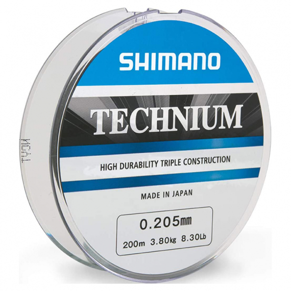 Shimano Technium 200m Grey i gruppen Fiskelinor / Nylonlinor hos Fishline (TEC20018r)