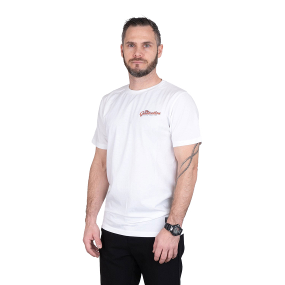 SQRTN Greatcation T-Shirt White i gruppen Kläder & Skor / Kläder / T-shirts hos Fishline (TEE-422-Mr)