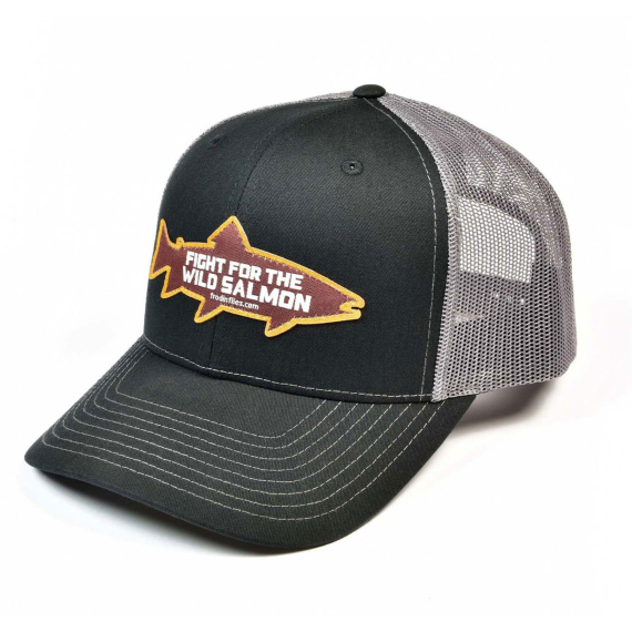 Frödin \'Wild Salmon\' Trucker Hat – Black/Grey i gruppen Kläder & Skor / Kepsar & Huvudbonader / Kepsar / Truckerkepsar hos Fishline (TH-FBG)
