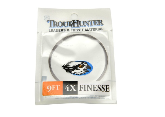Trout Hunter Finesse Taperad Tafs 9ft - 1X - 0,28mm i gruppen Krok & Småplock / Tafsar & Tafsmaterial / Färdiga Tafsar / Taperade Flugfisketafsar hos Fishline (TH50047)