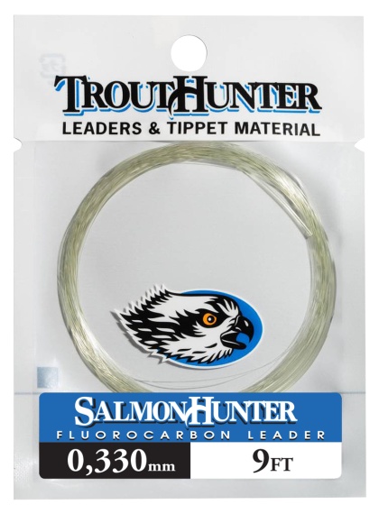 Trout Hunter SalmonHunter Fluorocarbon Taperad Tafs 9ft - 0,330 mm i gruppen Krok & Småplock / Tafsar & Tafsmaterial / Tafsmaterial / Tafsmaterial Flugfiske hos Fishline (TH50140)