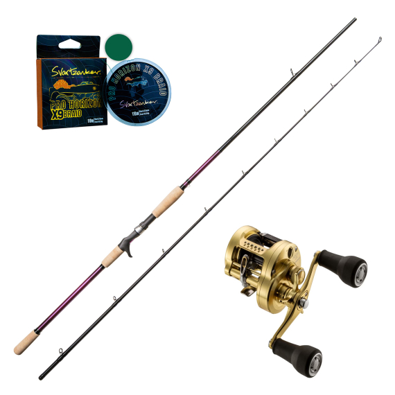 SvartZonker The Force The Deep and Dirty 9\' 60-240g Calcutta Conquest Combo i gruppen Fiskeset / Spinnfiskeset / Spinnfiskeset Gädda hos Fishline (THEFORCECONQUEST)
