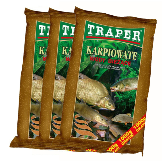 Traper Mäskblandning 2,5kg x3 i gruppen Fiskedrag / Boilies, Krokbeten & Mäsk / Mäsk hos Fishline (TRAPERGROUNDBAITPACK)