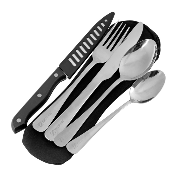 Sonik Sizzla Cutlery Set i gruppen Outdoor / Friluftskök & Redskap / Bestick & Tillbehör hos Fishline (UC0015)