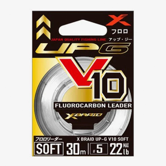 YGK Up-G Leader V10 Soft Flourocarbon Leader i gruppen Krok & Småplock / Tafsar & Tafsmaterial / Tafsmaterial / Tafsmaterial Fluorocarbon hos Fishline (UPGLEADERV10SOFT30M-7.0r)