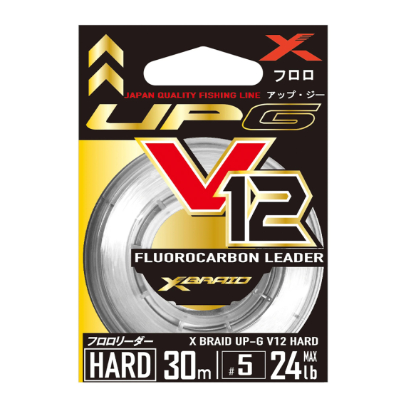 YGK Up-G Leader V12 Hard Flourocarbon Leader i gruppen Krok & Småplock / Tafsar & Tafsmaterial / Tafsmaterial / Tafsmaterial Fluorocarbon hos Fishline (UPGLEADERV12HARD30M-7.0r)