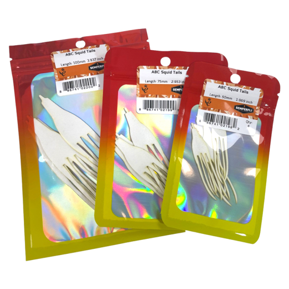 Semperfli ABC Squid Tails i gruppen Krok & Småplock / Flugbindning / Flugbindningsmaterial / Tailar & Svansar hos Fishline (USQD050NATr)