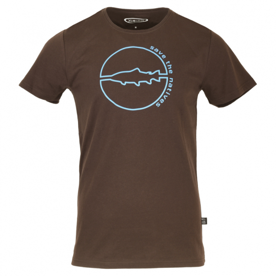 Vision Save The Natives T-shirt, Brown i gruppen Kläder & Skor / Kläder / T-shirts hos Fishline (V3031-Mr)