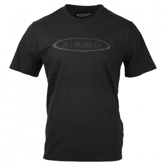 Vision Logo T-shirt Black i gruppen Kläder & Skor / Kläder / T-shirts hos Fishline (V3043-Sr)