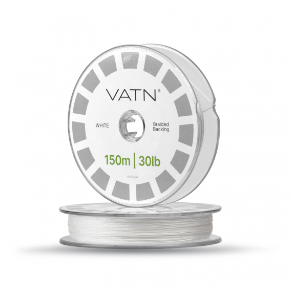 VATN Braided Backing White - 20lb 100m i gruppen Fiskelinor / Flugfiskelinor / Backing hos Fishline (VB10020W)