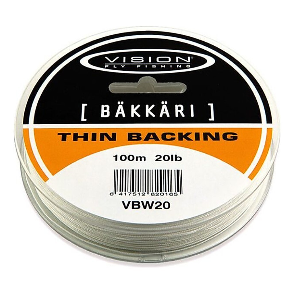 Vision Bäkkäri 250m WHITE 30lb i gruppen Fiskelinor / Flugfiskelinor / Backing hos Fishline (VB25030W)