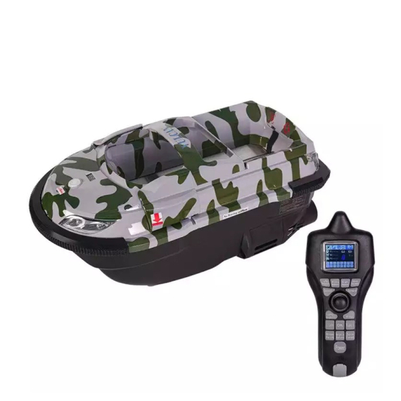 Boatman Vulcan GPS 10aH Camo i gruppen Fiskemetoder / Mete & Specimenfiske / Bait Boats hos Fishline (VBB-GPSCamo)