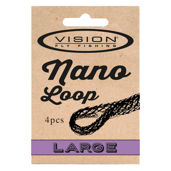 Vision NANO LOOPS Large i gruppen Krok & Småplock / Tafsar & Tafsmaterial / Tafsmaterial / Tafsmaterial Flugfiske hos Fishline (VBL-L)
