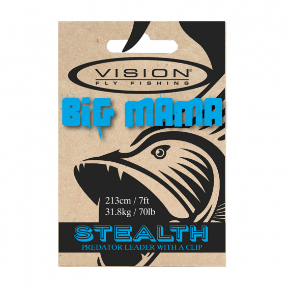 Vision Big Mama Stealth leader i gruppen Krok & Småplock / Tafsar & Tafsmaterial hos Fishline (VBLS)