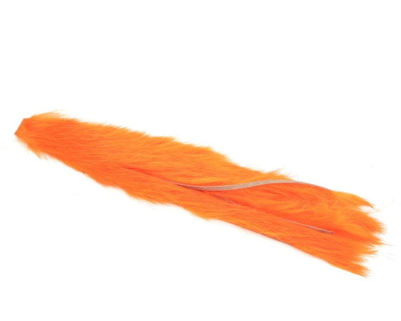 Zonkerstrips 3mm - Orange i gruppen Krok & Småplock / Flugbindning / Flugbindningsmaterial / Hårmaterial / Zonker hos Fishline (VD50-90030)