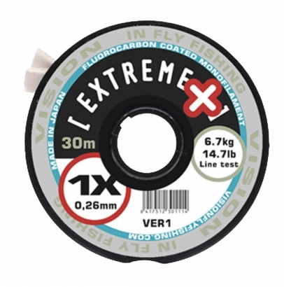 Vision EXTREME+ 50m tippet i gruppen Krok & Småplock / Tafsar & Tafsmaterial / Tafsmaterial / Tafsmaterial Flugfiske hos Fishline (VER8r)