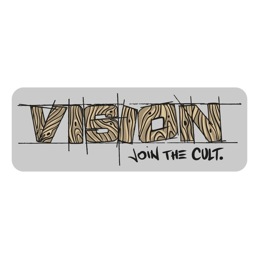 Vision Join the cult sticker 150mm i gruppen Övrigt / Klistermärken & Dekaler hos Fishline (VS6)