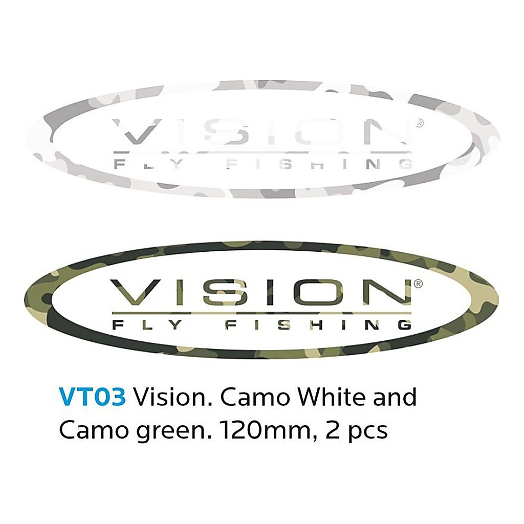 Vision Sticker Camo 120mm 2 pieces i gruppen Övrigt / Klistermärken & Dekaler hos Fishline (VT03)