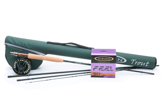 Vision Trout Flugset i gruppen Fiskeset / Flugfiskeset / Flugfiskeset Enhands hos Fishline (VTRO4905r)
