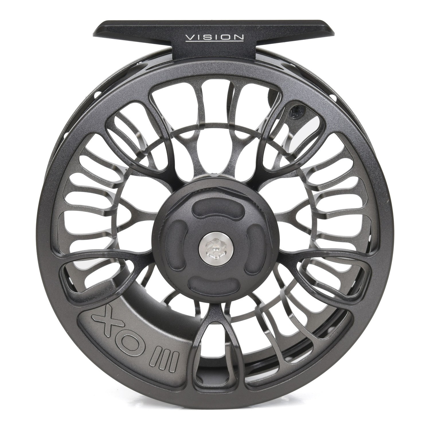 Vision XO III #5/6 Trout - Grey i gruppen Fiskerullar / Flugfiskerullar & Extraspolar / Flugrullar hos Fishline (VXR56)