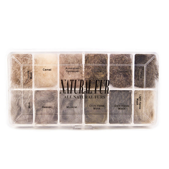 Wapsi Dispenser, Natural Fur i gruppen Krok & Småplock / Flugbindning / Flugbindningsmaterial / Dubbing hos Fishline (W-DDLNB1)