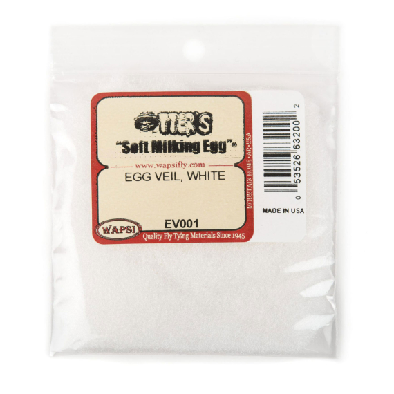 Egg Veil, White i gruppen Krok & Småplock / Flugbindning / Flugbindningsmaterial / Garn & Chenille hos Fishline (W-EV001)