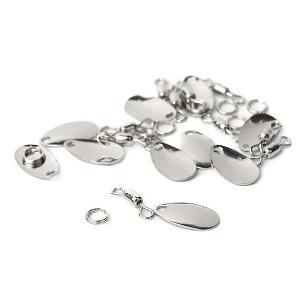 Wapsi Fly Spinner Blades, 0 Nickel (10-pack) i gruppen Krok & Småplock / Riggtillbehör / Övriga Riggtillbehör hos Fishline (W-FSB1255)