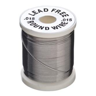 Round Leadfree Wire - 0,4mm / 0.015 inch i gruppen Krok & Småplock / Flugbindning / Flugbindningsmaterial / Ögon hos Fishline (W-LF015)