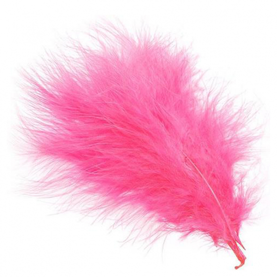 Marabou Plumes - Fluo Pink i gruppen Krok & Småplock / Flugbindning / Flugbindningsmaterial / Fjädrar & Nackar / Hackel hos Fishline (W-MA510)