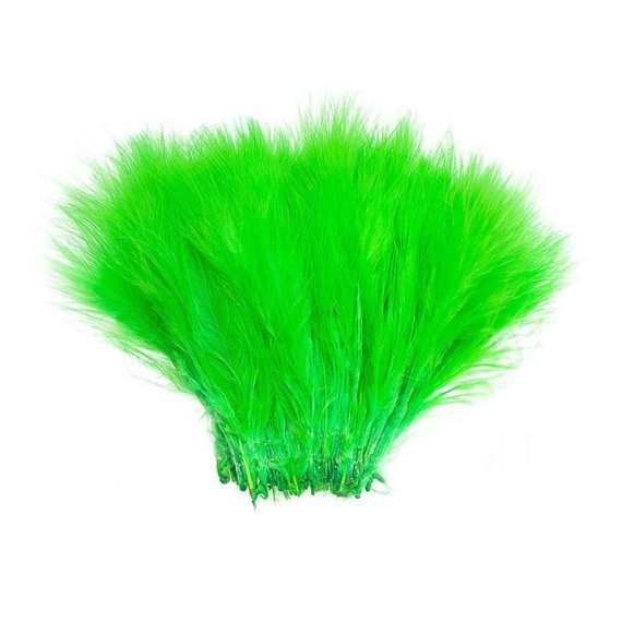 Marabou Strung - Fluo. green i gruppen Krok & Småplock / Flugbindning / Flugbindningsmaterial / Fjädrar & Nackar / Övriga Fjädrar hos Fishline (W-MB504)